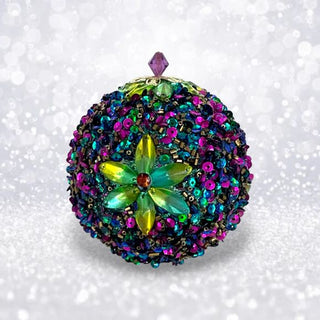 Pre-Order December Diamonds Jeweled Flower Peacock Ornament 05-05480 Peacock Glamour (Copy)