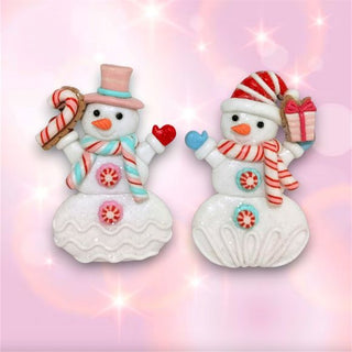 Pre-Order December Diamonds Pastel Snowman Ornament Set 05-05505