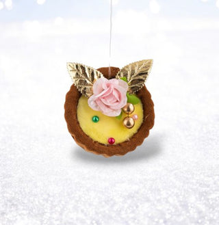 Pre-Order December Diamonds 6" Yellow Custard Shell Ornament 08-00243 Sweet Dreams
