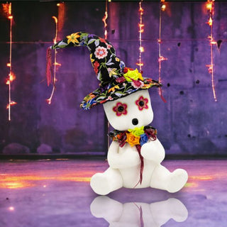 Sitting Ghost w/Witch Hat 08-08323 Day of the Dead