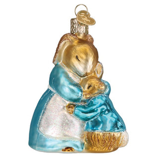 Mrs. Rabbit And Peter Rabbit Ornament 12687