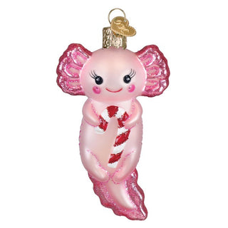 Axolotl With Candy Cane Ornament 12717