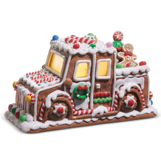 PRE-ORDER Raz 9.5" Gingerbread Truck 4516679