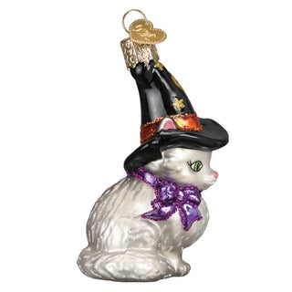 Halloween Witch Kitten Ornament 26089