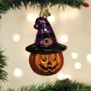 Halloween Witch Pumpkin Ornament 26090