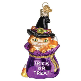 Halloween Trick-or-treat Kitty Ornament 26094