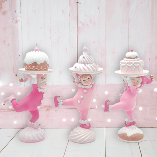 Pink Pastel Cake Kids Children with Desserts 29-29526 Nutcracker Sweet Shoppe