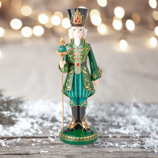20" Green Blue Baroque Nutcracker 29-29700 Winter Melody