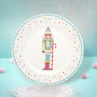 December Diamonds Candy Nutcracker Plate 29-29746