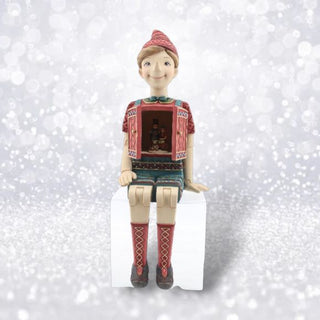 Pre-Order December Diamonds 18 in Pinocchio with Music Box 29-30314 Christmas Theater