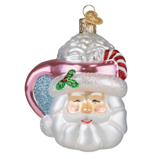 Papa Noel Pink Santa Mug Ornament 32687