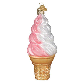 Strawberry Swirl Soft Serve Ornament 32701