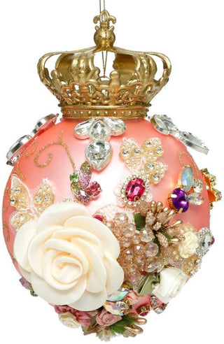 2025 Crown Jewels Ornament Pink 36-54274