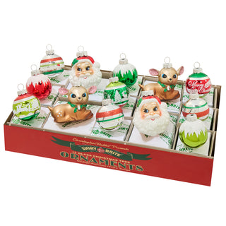 Pre-Order Christopher Radko Shiny Brite Holiday Splendor Figures And Decorated Rounds 4028263