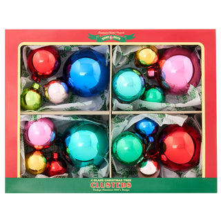Pre-Order Christopher Radko Shiny Brite Christmas Confetti Clusters Ornaments 4028267