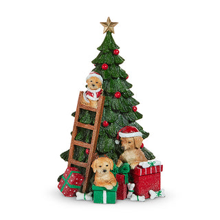 PRE-ORDER 9.5" A Doggone Christmas Tree Dogs 4512295