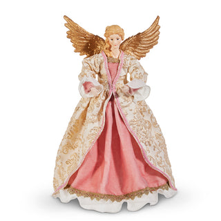 PRE-ORDER 16" Pink Victorian Angel Tree Topper 4515551