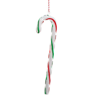 Pre-Order Raz Christmas 9.5" Large Glass Candy Cane Ornament 4524556
