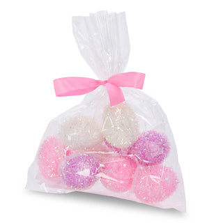 2.5" Bag of Blue Green, Pink or Iridescent Shimmer Flocked Easter Eggs 4516172