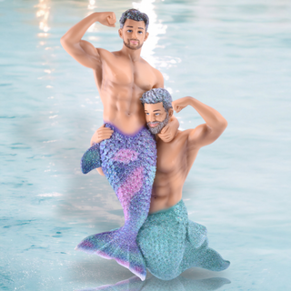 December Diamonds Mermen Playmates Christmas Ornament 55-55142