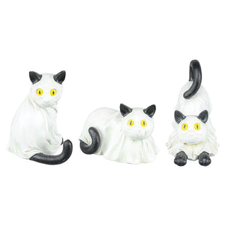 Pre-Order 4" Halloween Ghost Kitty Tabletop Figurines 55152