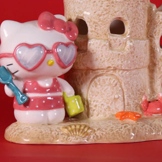 9.5" Hello Kitty Sand Castle Candle House