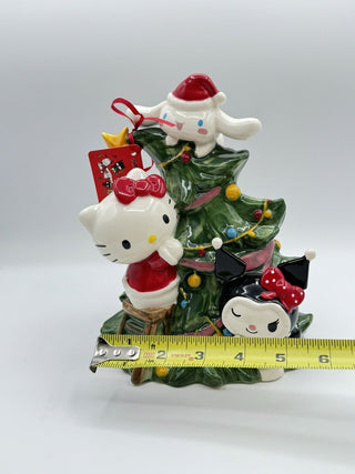 Hello Kitty Decorating the Christmas Tree Figurine