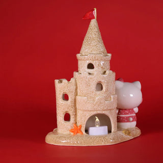 9.5" Hello Kitty Sand Castle Candle House
