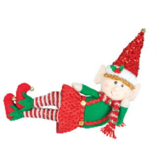 20 in Hanna's Handiworks Elf Shelf Sitter Boy Girl Set Christmas 2024