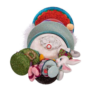Hollywood Nutcrackers Alice & Friends in Tea Cup Party Hat Nutcracker HA0622 Alice in Wonderland