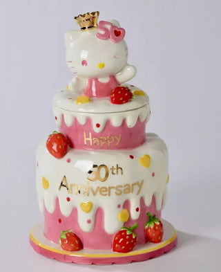 Hello Kitty 50th Anniversary Cake Cookie Jar 23491-BS