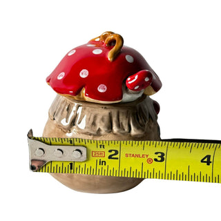 Mushroom & Ladybug Teapot Sugar Bowl,Creamer & Mugs by Blue Sky Clayworks