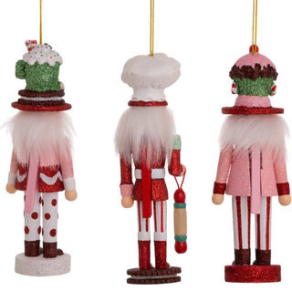Hollywood Nutcrackers Cake Cocoa Gingerbread Nutcracker Ornaments Set HA0596