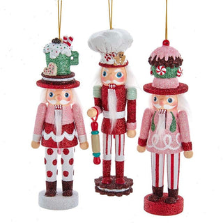 Hollywood Nutcrackers Cake Cocoa Gingerbread Nutcracker Ornaments Set HA0596