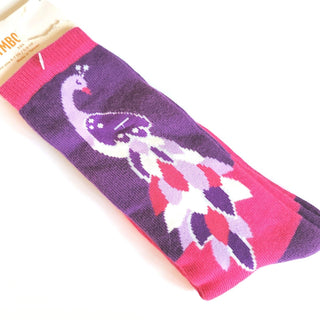XXS 3-4 Novelty Peacock Holiday Knee High Holiday Socks