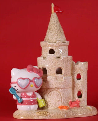 9.5" Hello Kitty Sand Castle Candle House