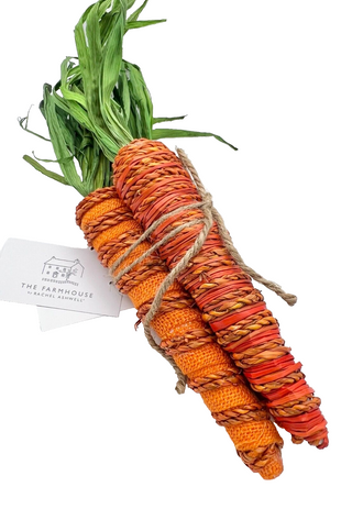 Rachel Ashwell Carrot Patch Bunch Decor Burlap Jute Twine