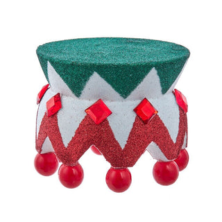 4" Hollywood Nutcrackers Red, White Green Glittered Nutcracker Base HA0683