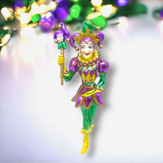 Mr Jester Ornament 79-79084 Mardi Gras