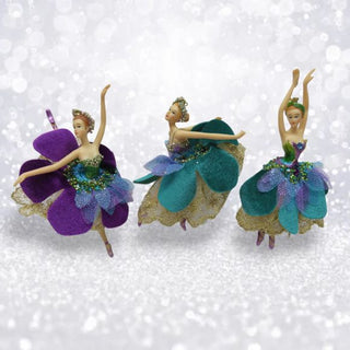 Pre-Order December Diamonds Peacock Fairies Set of 3 Peacock Glamour 79-79308