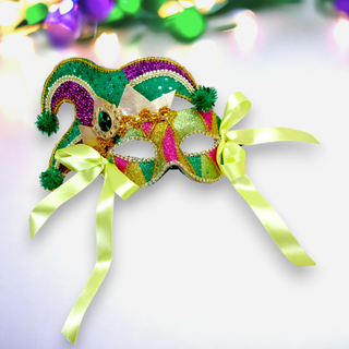 Large Mardi Gras Mask Ornament 79-81381
