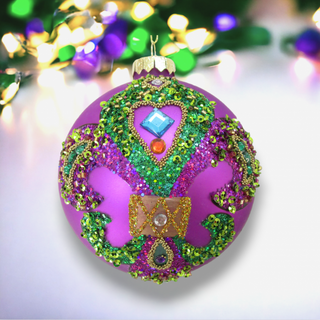 Mardi Gras Fleur De Lis Ornament 79-81383