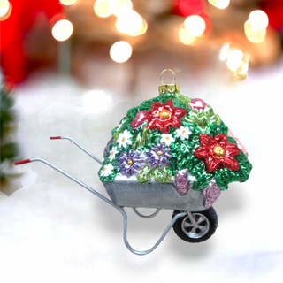 Garden Flower Garden Wheel Barrell 79-81705 Christmas Greenhouse