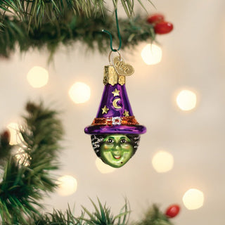 Mini Witch Head Ornament 86760 Gumdrops Collection