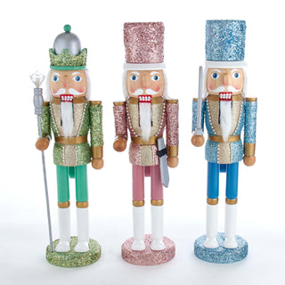 Kurt Adler 15" Glittered Sparkle Nutcracker