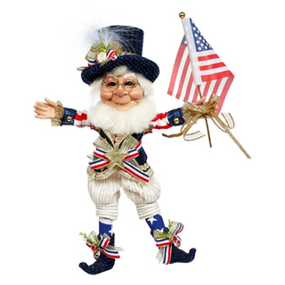 Mark Roberts Elves 12" Star Spangled Banner Elf, Small 51-58012
