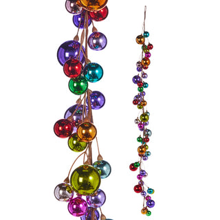 Pre-Order 4' Multicolor Ball Retro Garland G3416336