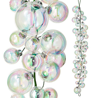 Pre-Order Raz 4' Iridescent Ball Ornament Christmas Garland G4232700