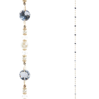Pre-Order RAZ 5.5' Pearl and Crystal Beaded Garland G4517575