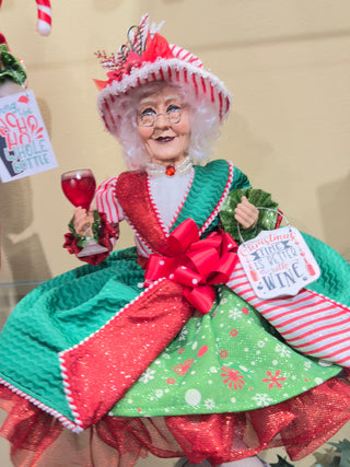 Karen Didion 18" Christmas Holiday Cheer Mrs. Claus